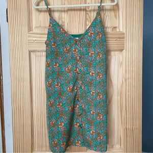 Pink Lily Floral Button-Down Dress